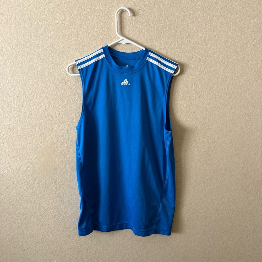 Adidas Bright Blue Athletic Tank